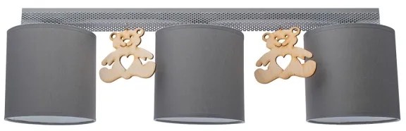 Gyerek mennyezeti lámpa BEAR 3xE27/60W/230V