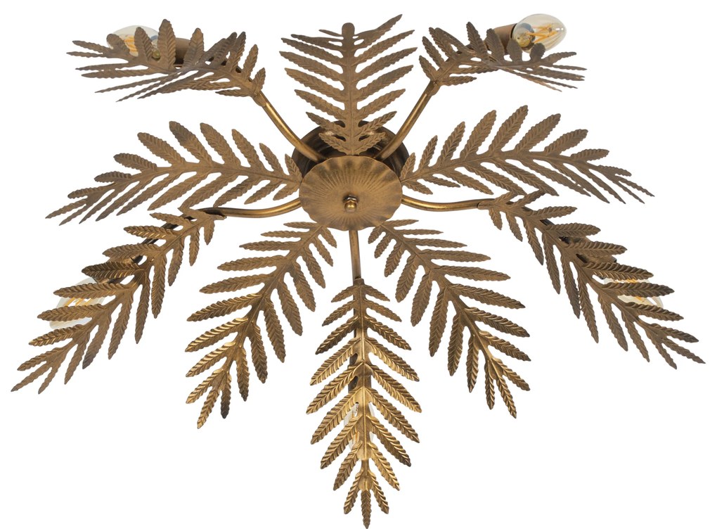 Vintage mennyezeti lámpa arany 70 cm 5-lámpás - Botanica