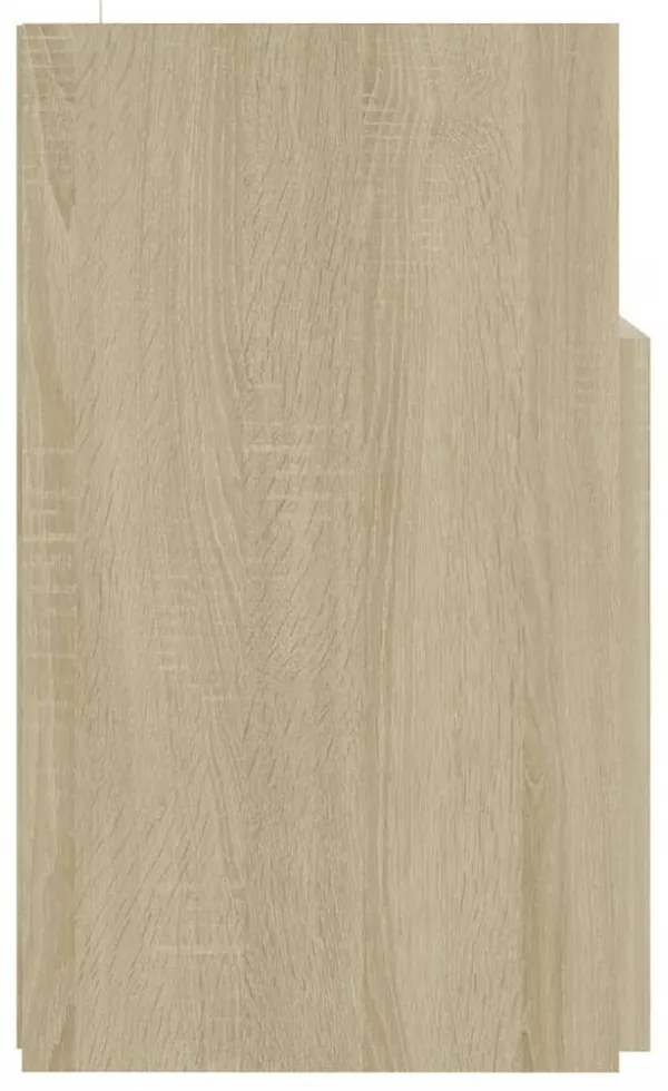 sonoma tölgy színű TV-szekrény LED lámpákkal 120x30x50 cm