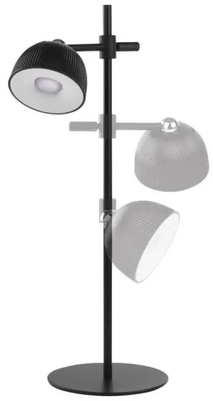 LED Dimmelhető újratölthető mágneses asztali lámpa 4in1 LED/4,2W/3,7V 4000K fekete