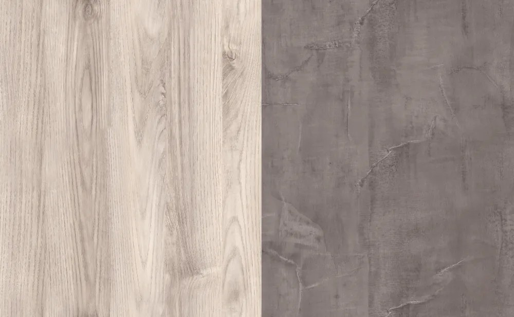 Vitrin 1D1W1S, nairobi gesztenye/onix, JESI NEW