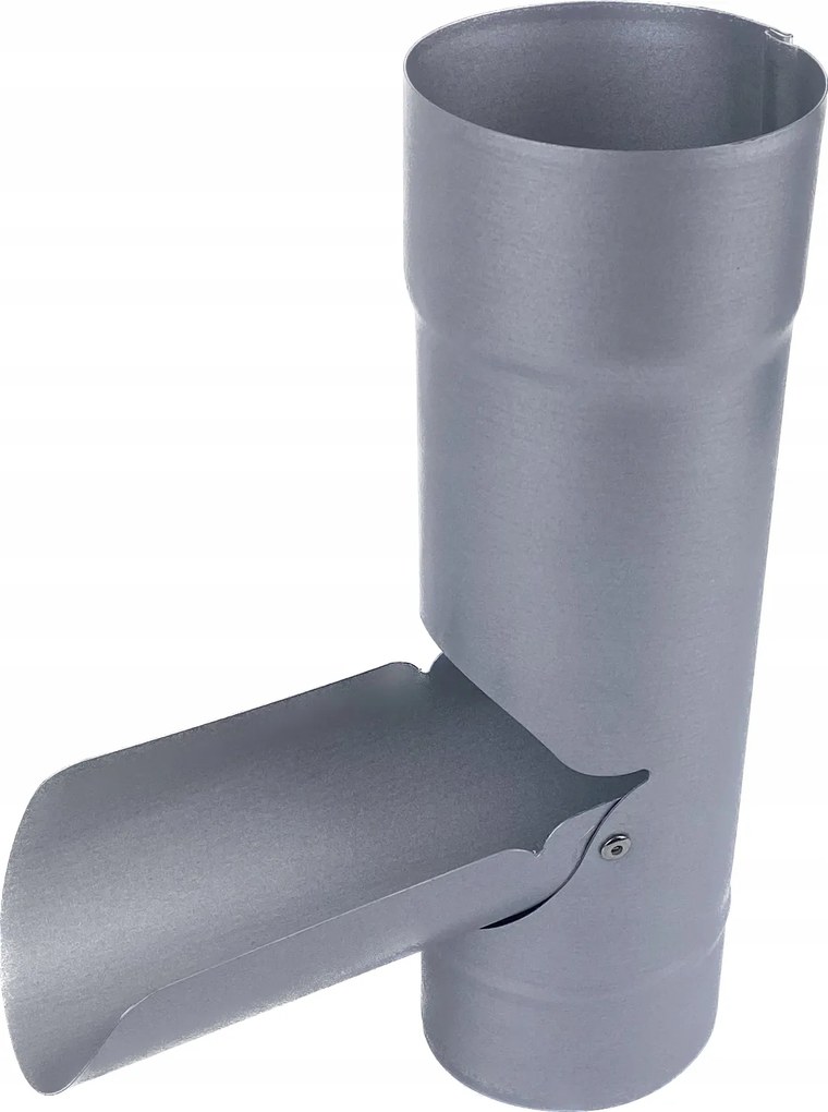 Esővízgyűjtő csappantyú 90mm-es csőhöz Galeco Metalic Acél ezüst