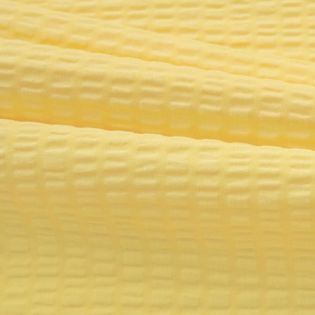 Goldea gyermek krepp ágyneműhuzat duo - kotrógépek és építkezési eszközök, sárga hátoldal 140 x 200 és 70 x 90 cm