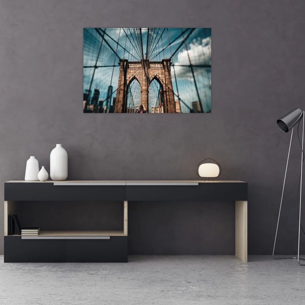 Kép - Brooklyn Bridge (90x60 cm)