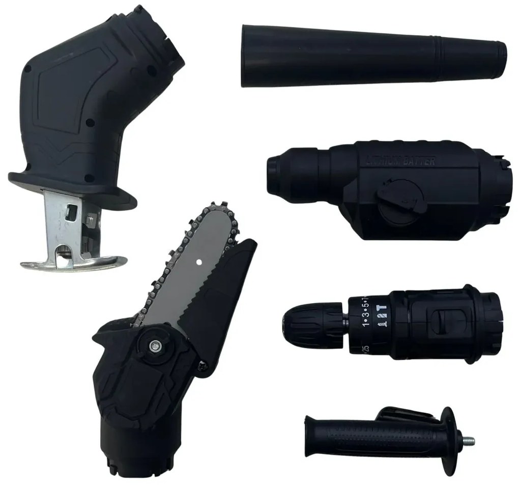 Többfunkciós AKKU készlet - D-SMART 9in1 - szerszámosládában - 36V