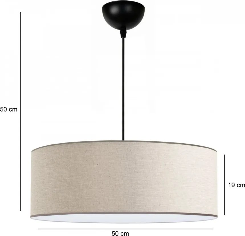 Opviq függőlámpa, krém