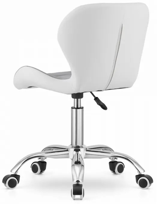 Dolgozószobai szett íróasztal TAYLOR SONOMA 100x50 cm + irodai szék AVOLA ökobőr szürke-fehér