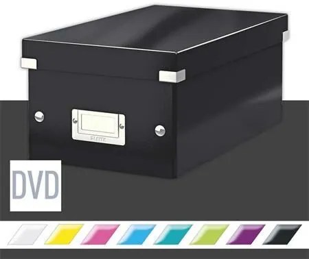 DVD-doboz, LEITZ Click&Store, fekete (E60420095)