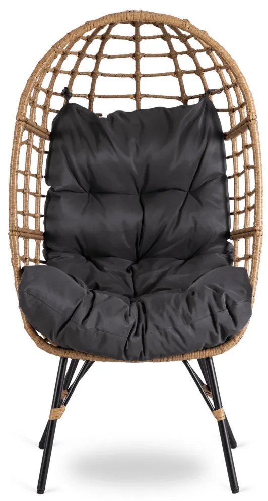 Kerti Pihenőfotel Szürke Színben. MADISON