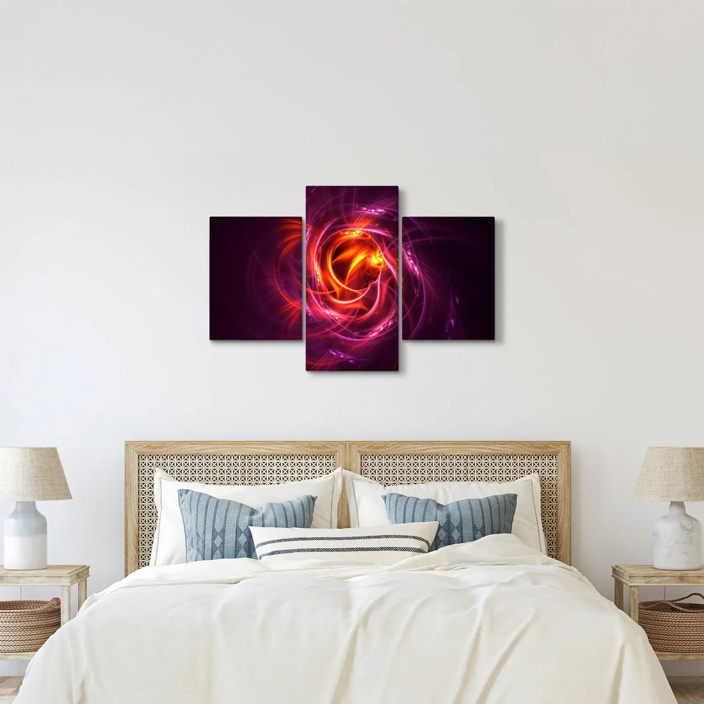Ragyogó modern absztrakció képe (90x60 cm)