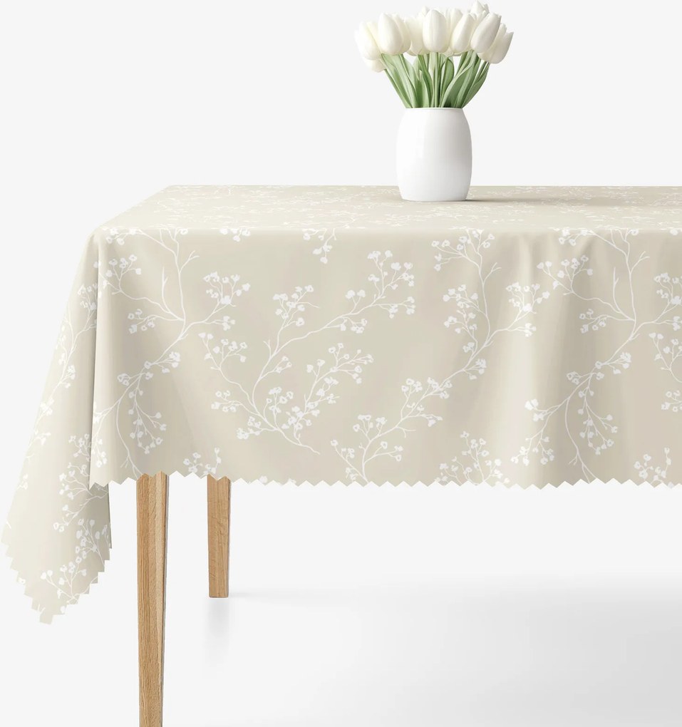 Goldea teflonbevonatú asztalterítő - indás növények 100 x 140 cm