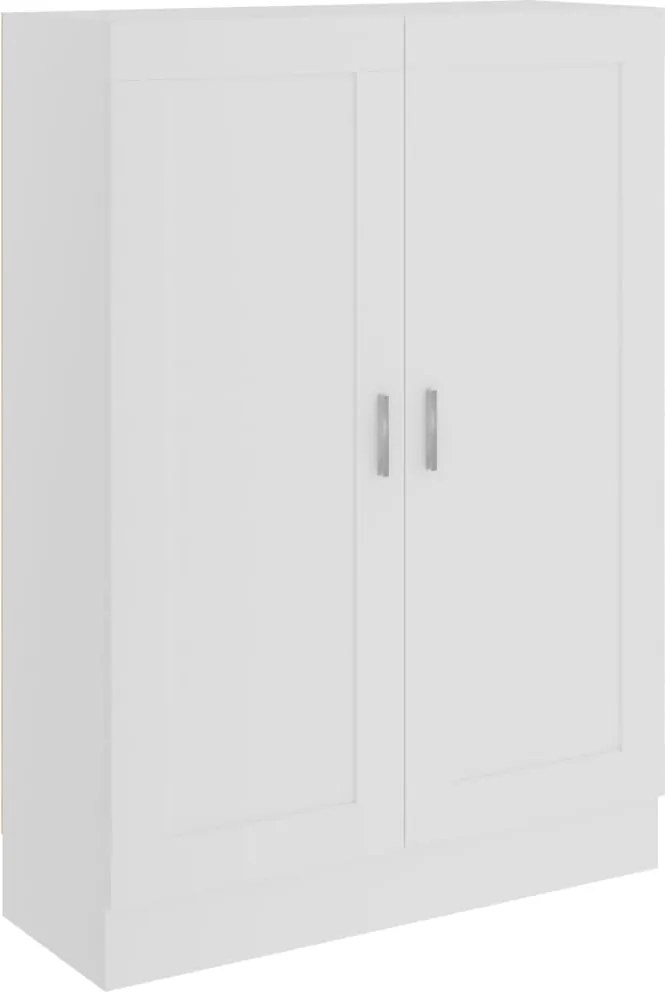 vidaXL fehér szerelt fa könyvszekrény 82,5 x 30,5 x 115 cm