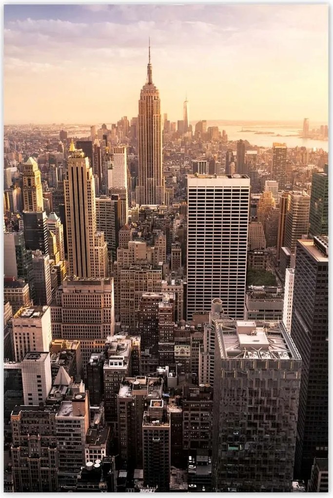 Poszterek 80x120 New York felülnézet