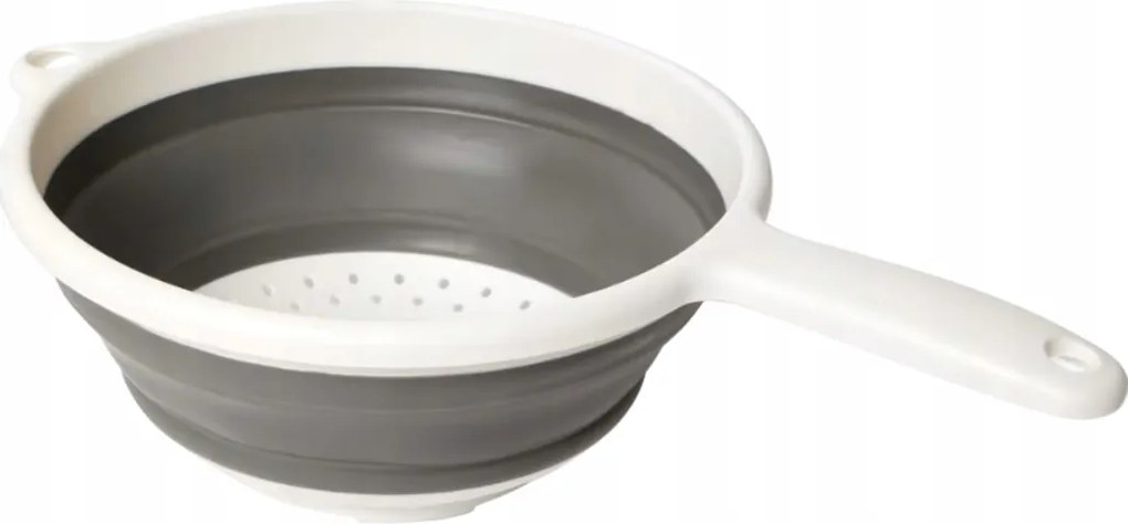 Összecsukható Cédrusfa Szűrő Lecsepegtető Nyéllel, Szürke