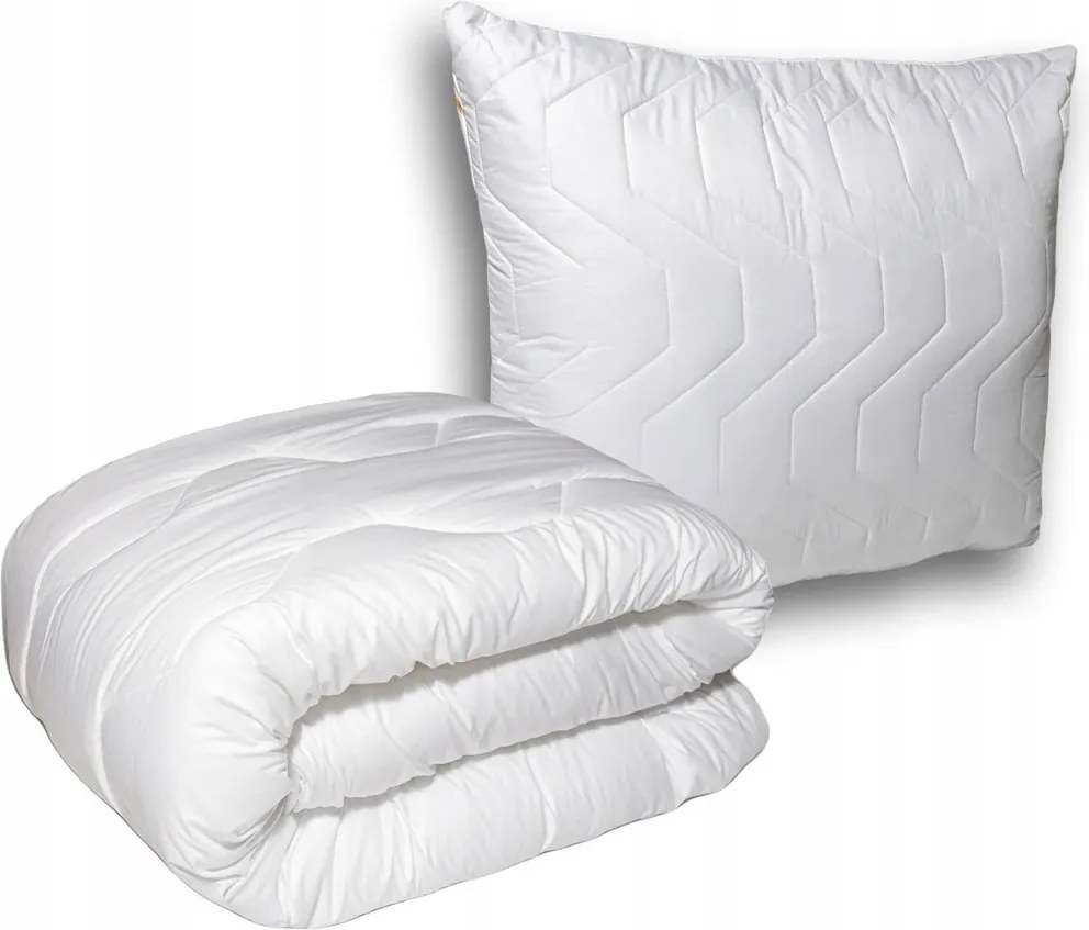 Paplan és párna szett 180x200 cm, 70x80 cm, antiallergén, egész éves használatra