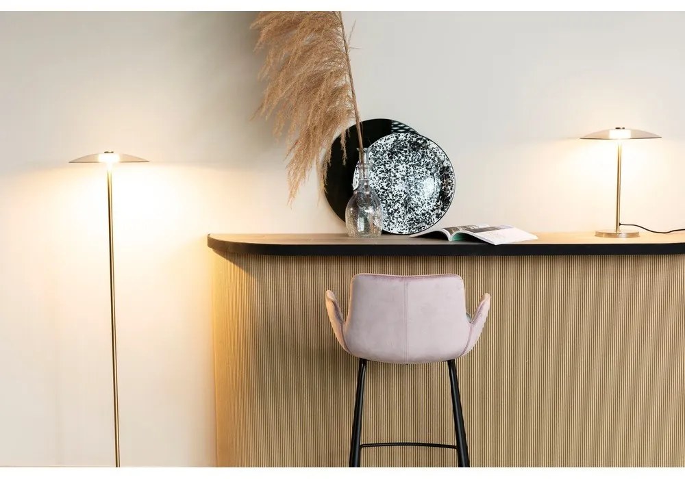 Világos rózsaszín bársony bárszék szett 2 db-os 91,5 cm Brit – Zuiver