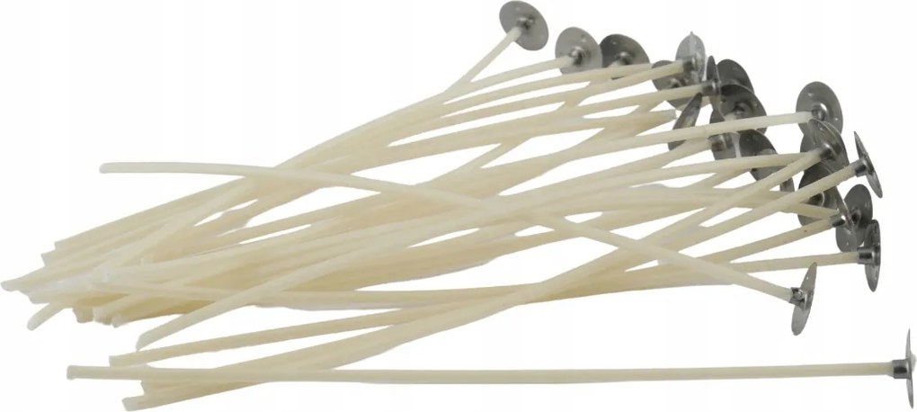 PC1 pamut gyertyatartó kanóc, 100 db, 15 cm