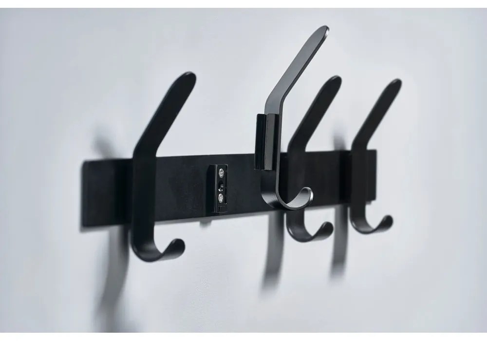A-Rack Soft Grey szürke acél fali fogas - Zone