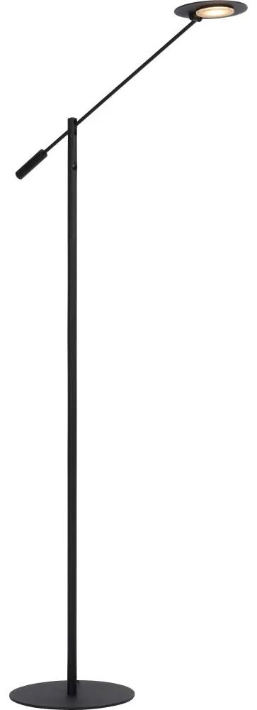 Lucide 19766/09/30 - LED Dimmelhető állólámpa ANSELMO LED/9W/230V fekete