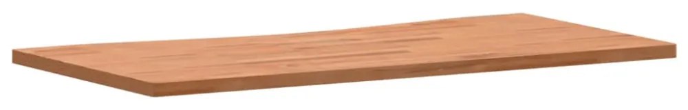 tömör bükkfa íróasztallap 110 x (50-55) x 2,5 cm
