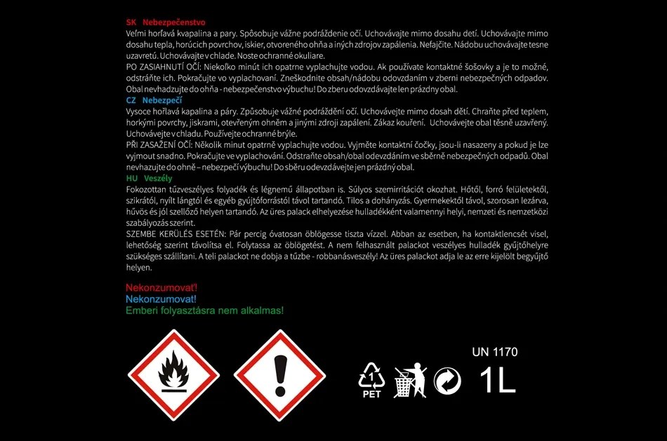 Bioalkohol AROMATHERAPY Karácsonyi keverék 16 L