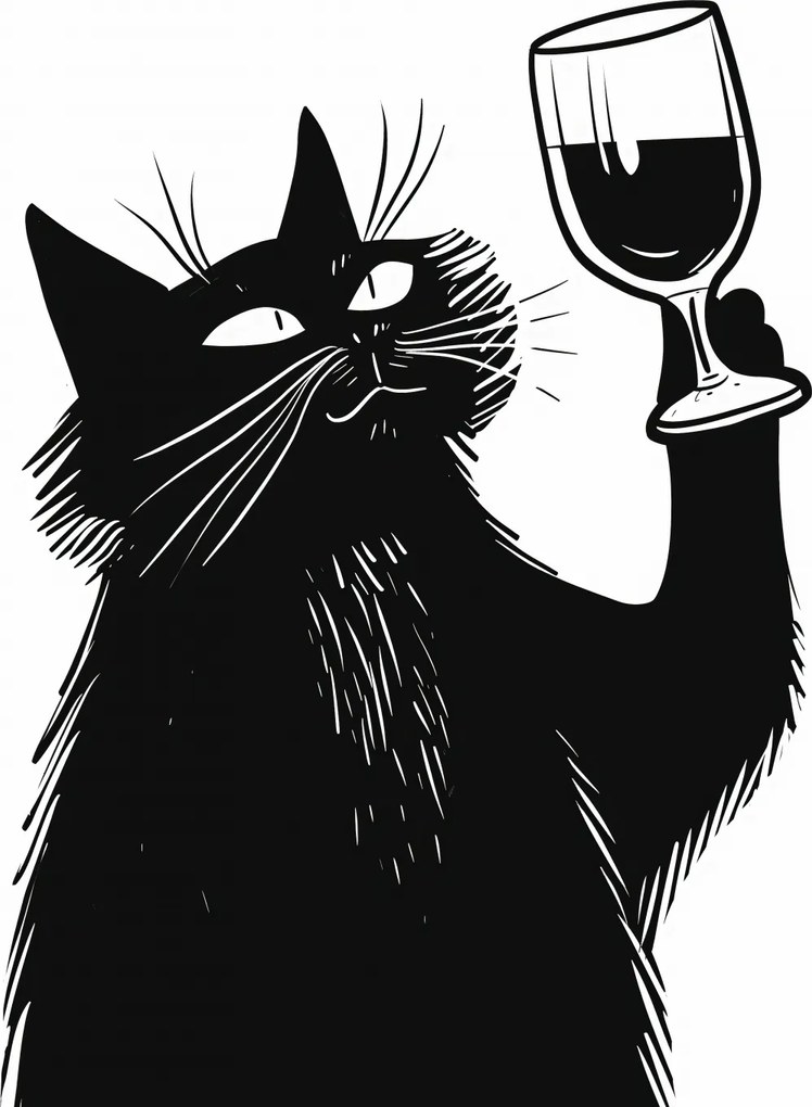 Poszter 13x18cm Macskavirtuóz