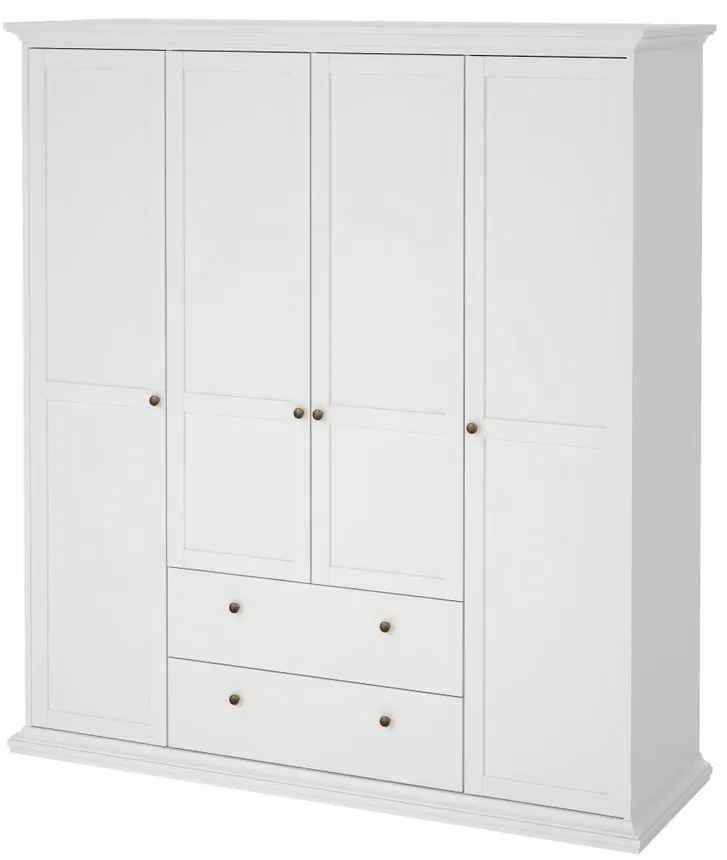 Provence III szekrény, fehér