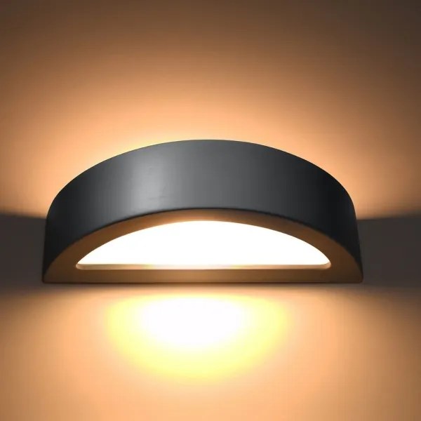 Fali lámpa ATENA 1xE27/60W/230V szürke