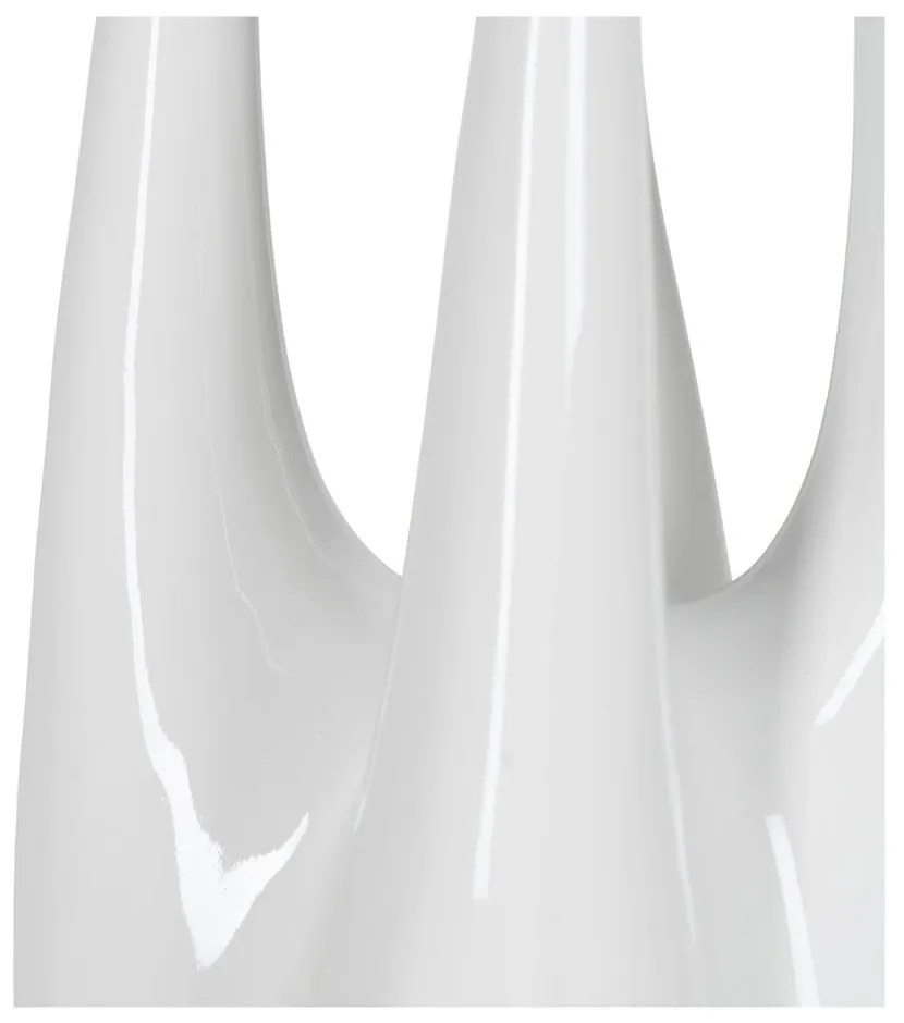 Fehér kerámia magas váza (magasság 56 cm) Blanca – Ixia