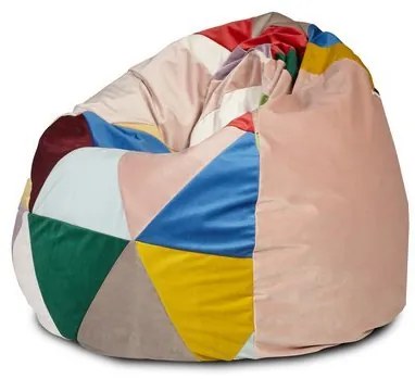 Babzsák Fuzzy mix magic velvet TiaHome - Zöld