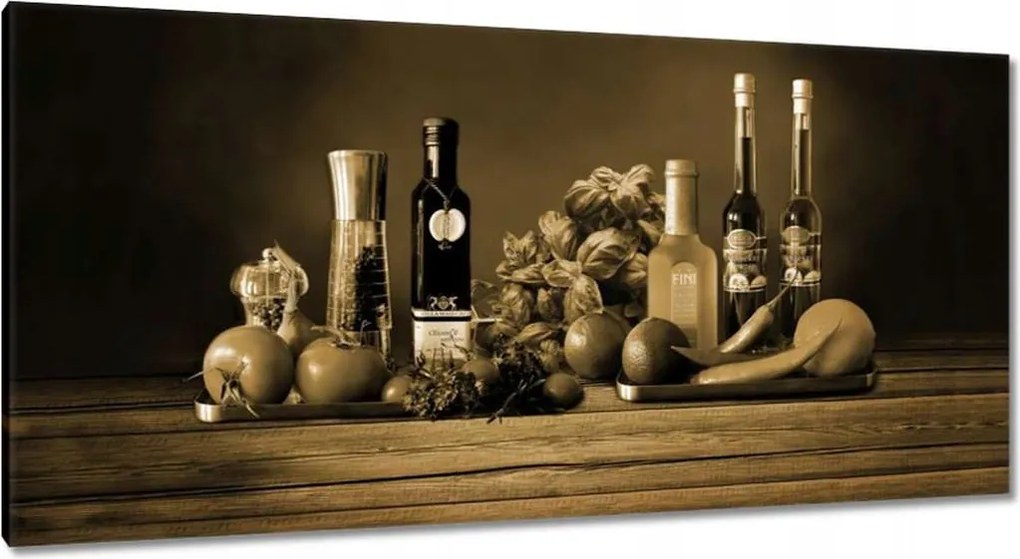 Festmények 115x55 Fűszerek a konyhába