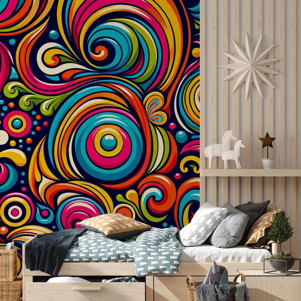 Fotótapéta - Színes spirálok (147x102 cm)