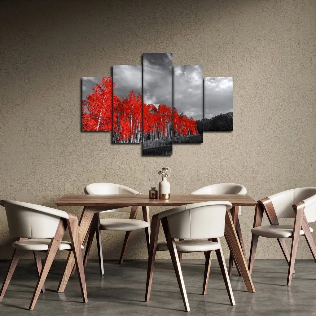 Kép - fák őszi színben (150x105 cm)