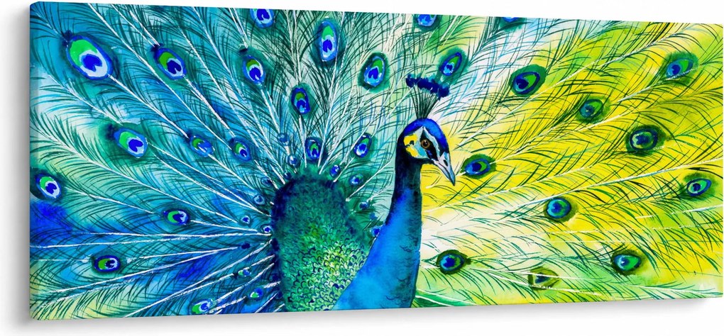 Páva képe (120x50 cm)