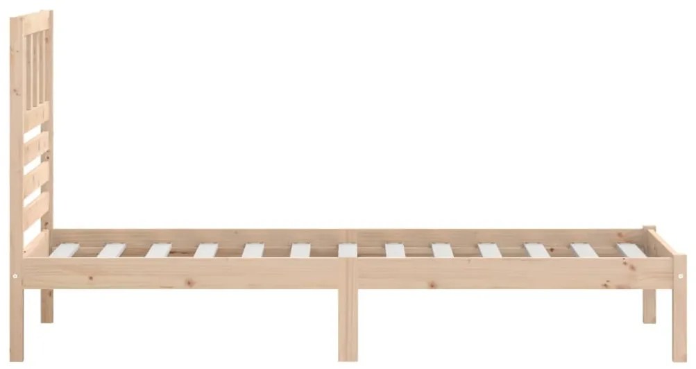 tömör fenyőfa ágykeret 75 x 190 cm Small Single