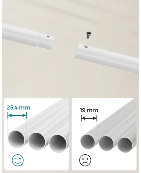 LINEA mobil álló fogas, fehér