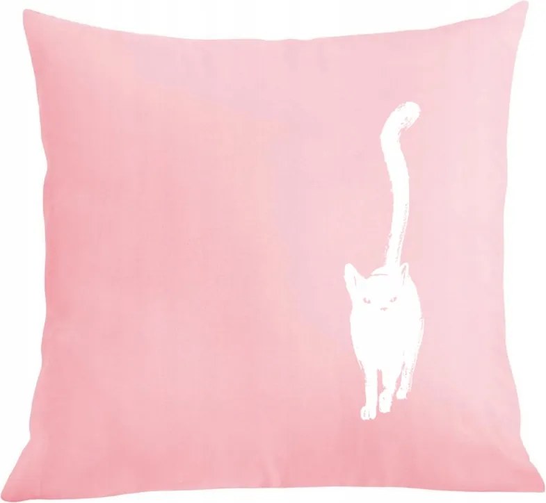 Párna párnahuzat Macska az oldalán