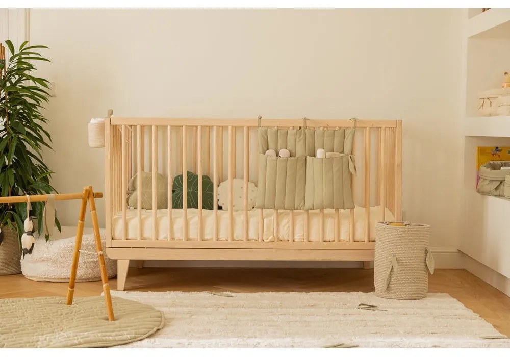 Zsebes tároló kiságyra 40 cm Benjamin Olive – Lorena Canals