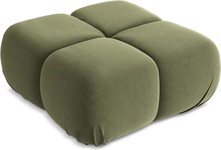 Világoszöld bársony moduláris lábtartó Lokua – Makamii