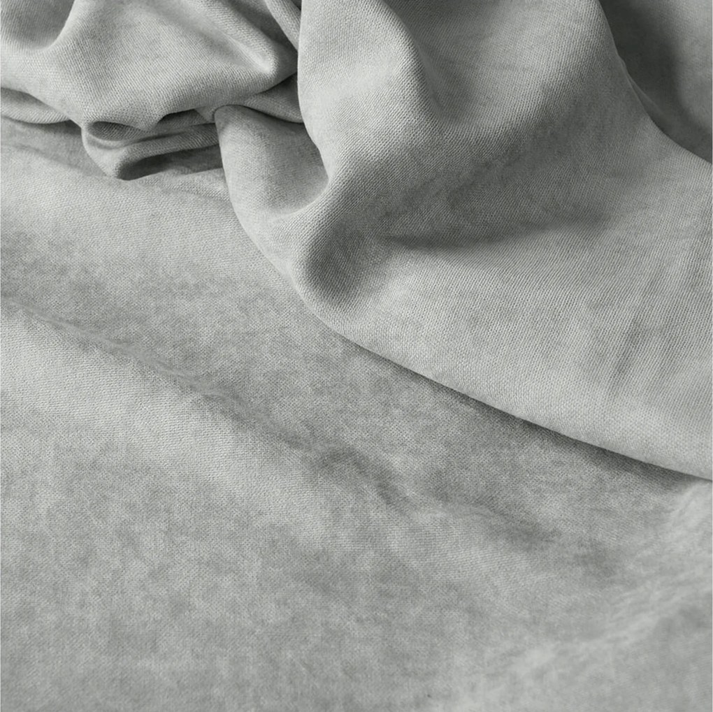 Függöny anyaga Sima 290cm Anyag Velúr Széles Függöny Szürke