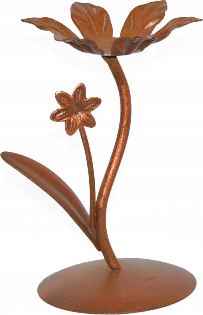 Dekoratív gyertyatartó Virág fém dekoráció