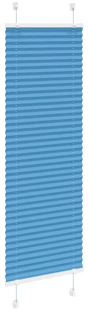 pliszírozott redőny kék 40x100 cm szövetszélesség 39,4 cm