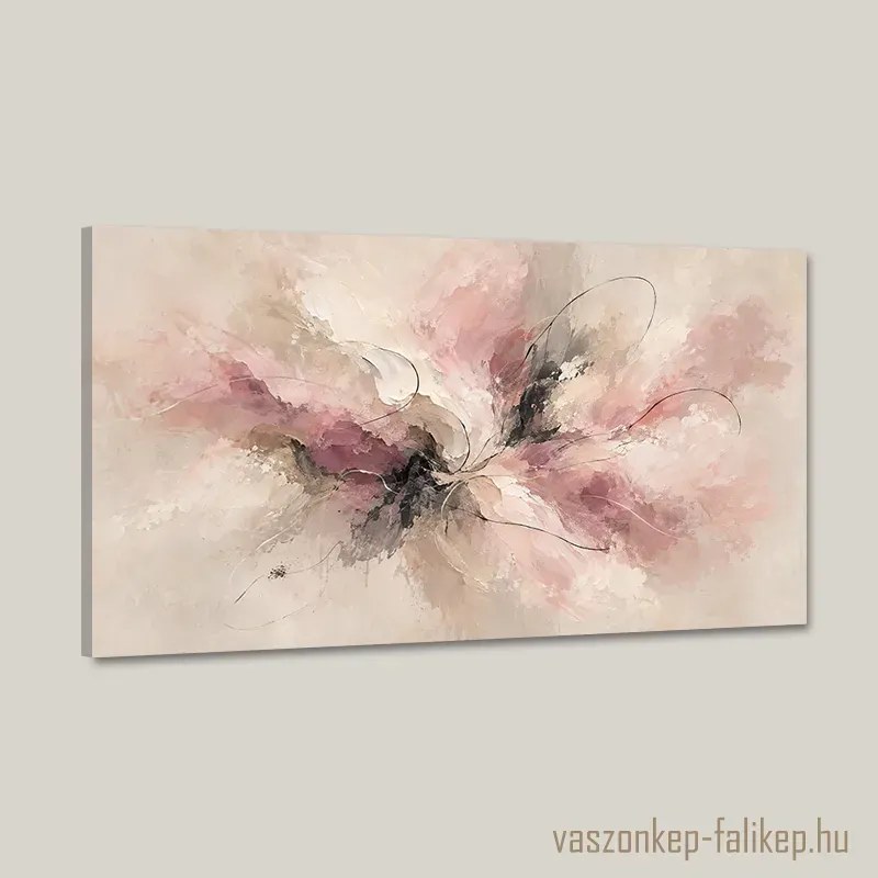 Púderes Lendület vászonkép – finom prémium nyomat 40x23 cm