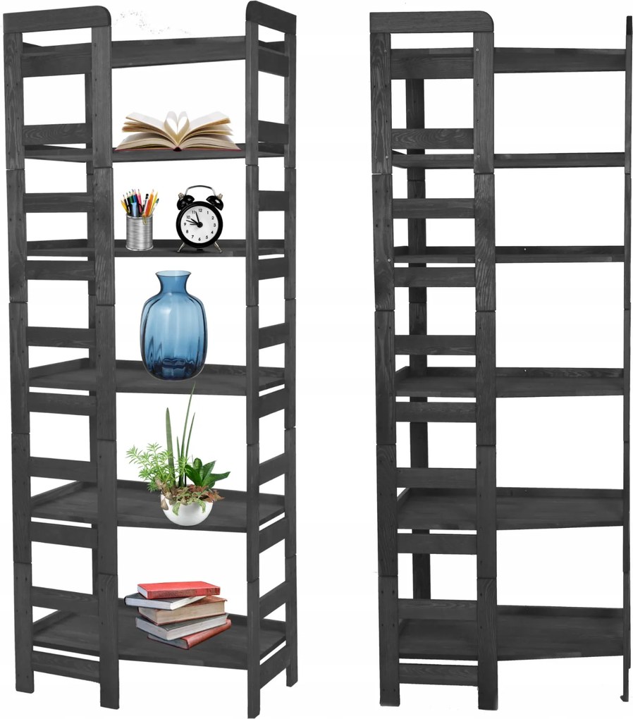 Irodai könyvespolc sarok könyvespolc Moduláris Teljes Polcos 6db Eco