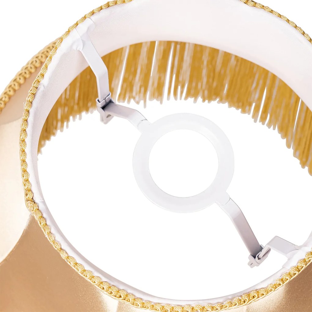 Szövet lámpabúra arany 30 cm - Granny