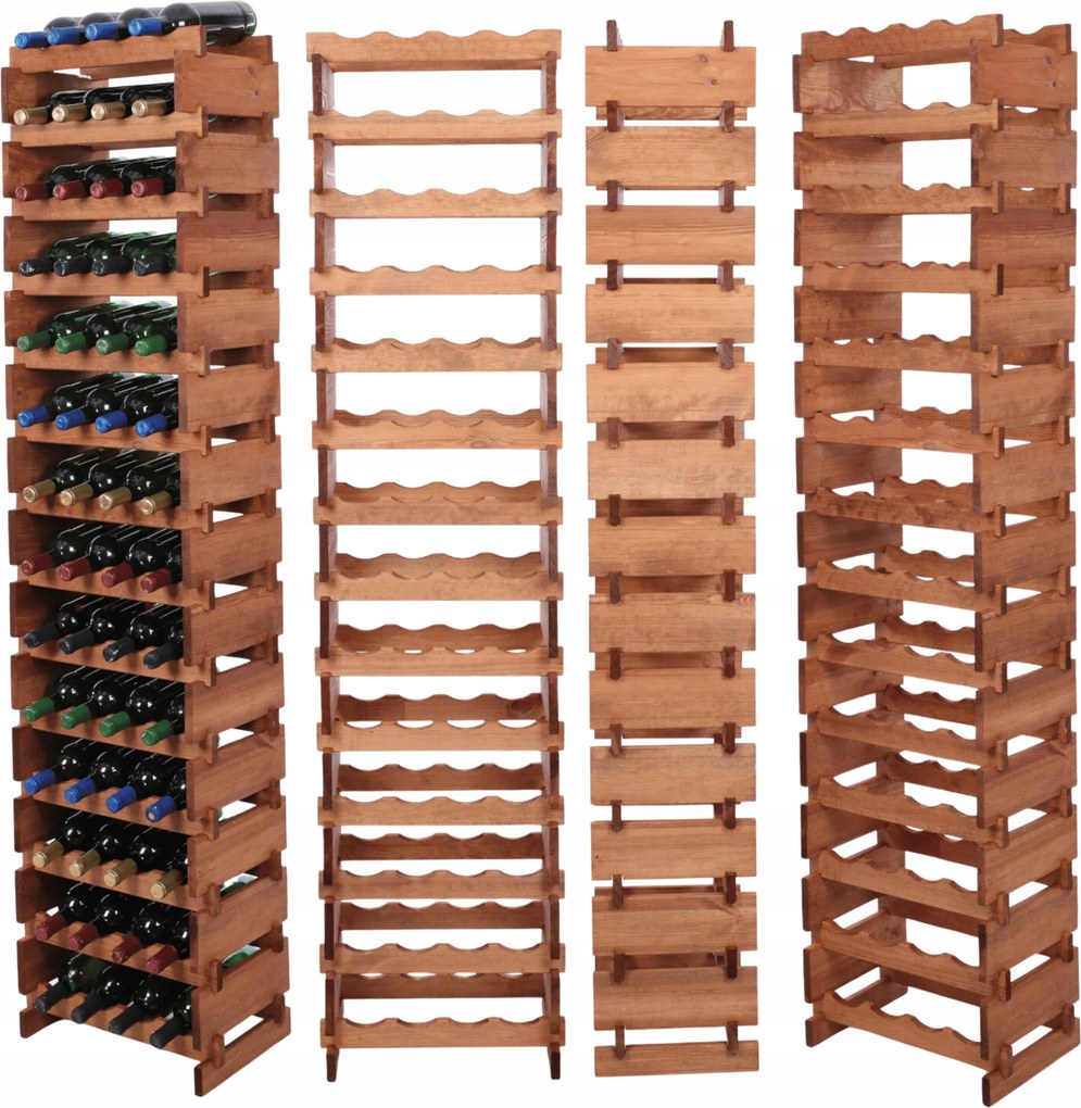 Bortartó állvány moduláris palacktartó állvány 14x4 összecsukható szerelés szerszámok nélkül