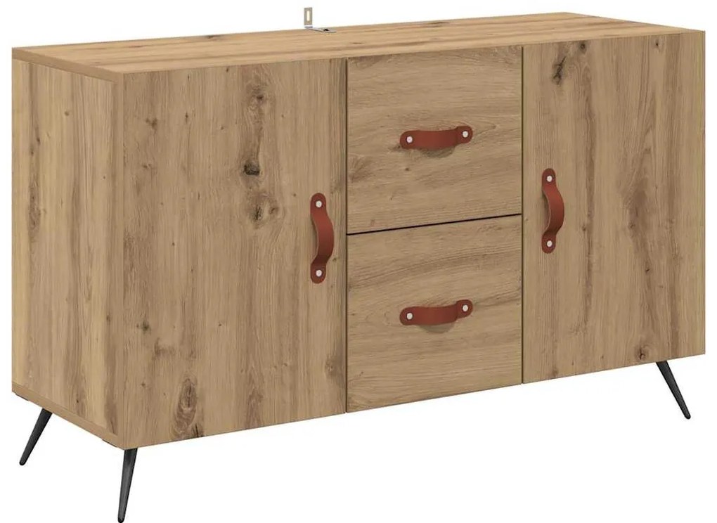 Széf fiókkal Artisan tölgy 100 x 36 x 60 cm Faanyag