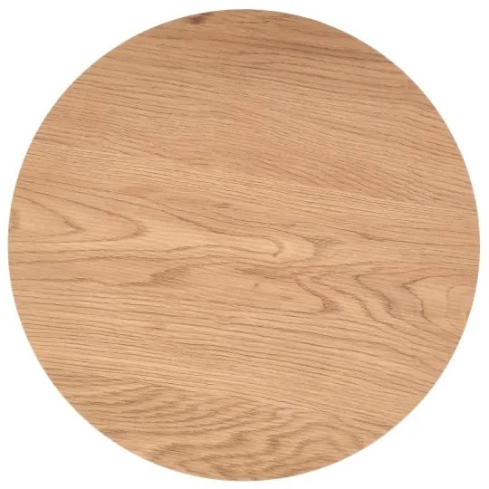 2 darabos ZENYA dohányzóasztal szett, tölgy/fekete