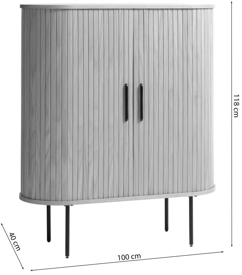 Szekrény Gatto G2  (tölgy + fekete). 1098767
