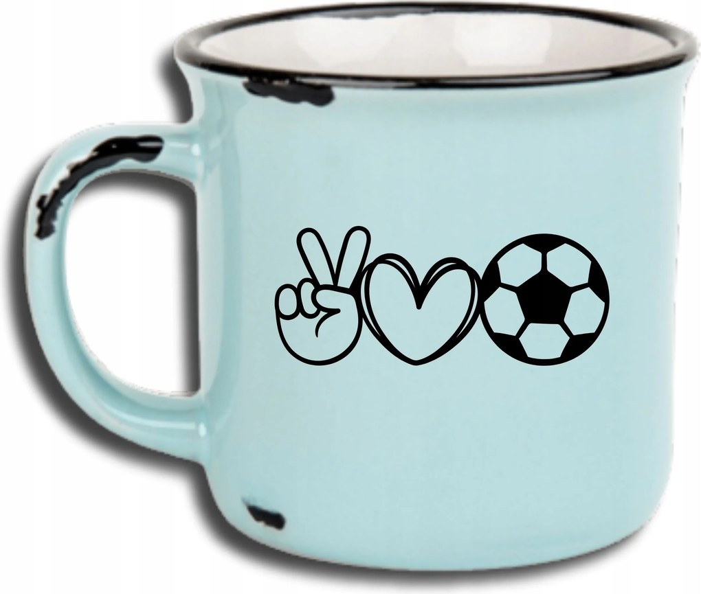 Bögre Kék Retro Vicces Ajándék Apák Napja Foci